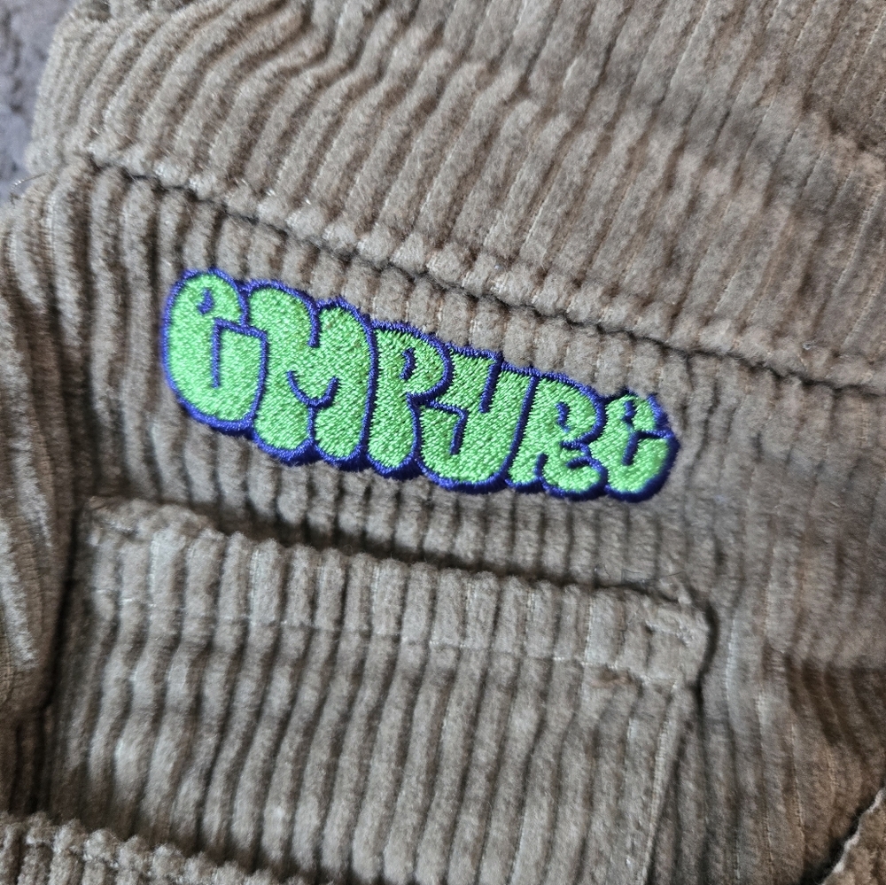 Empyre Tori Green Khaki Corduroy Skate Pants Size 0 - Picture 8 of 13